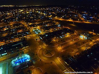 Foto aérea do condomínio