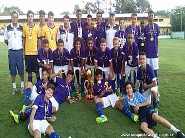 Goleiro Rodrigo do Sub-13 do Cruzeiro